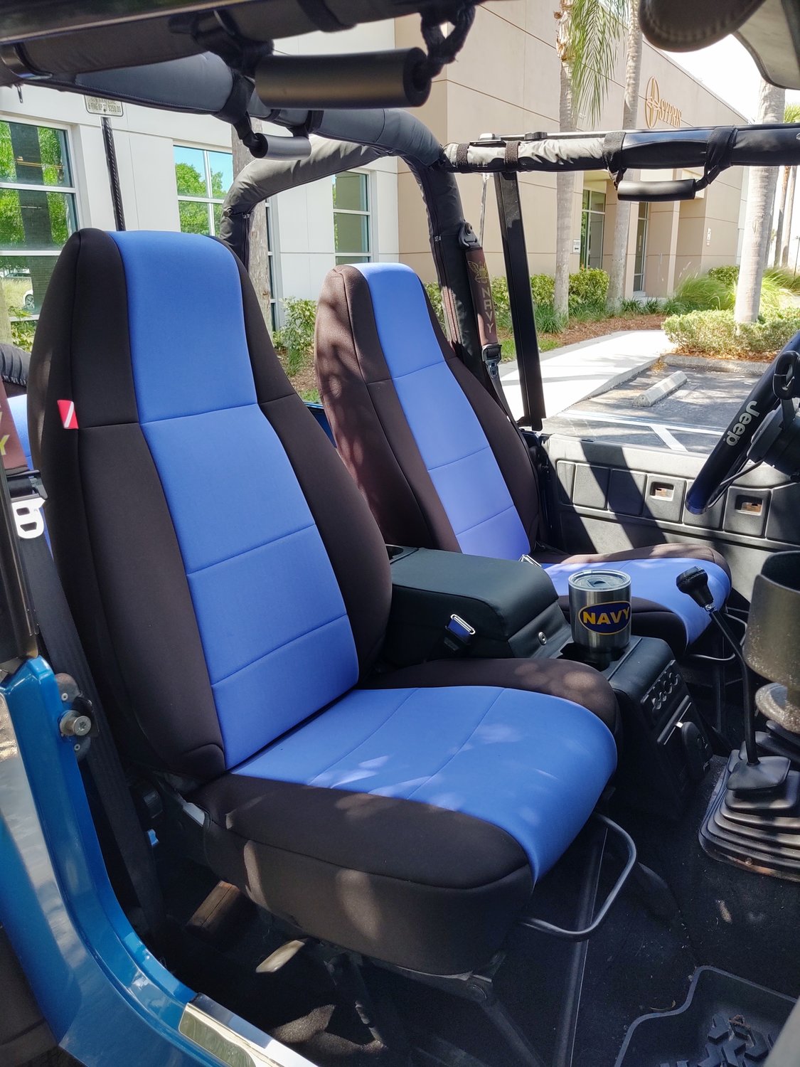 Diver Down Front and Rear Neoprene Seat Covers for 87-95 Jeep Wrangler YJ | Quadratec dalia classic fit pants
